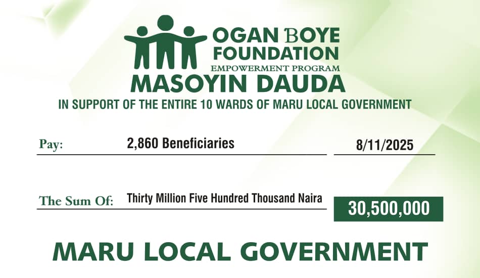 Cheque / Fund Presentation